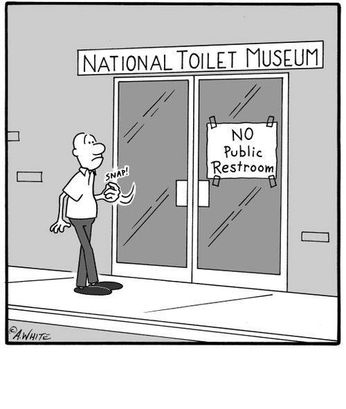National Toilet Museum. (No Public Restroom.