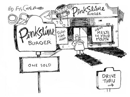 Pink Slime Burger