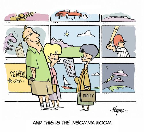 'And this is the insomnia room.'