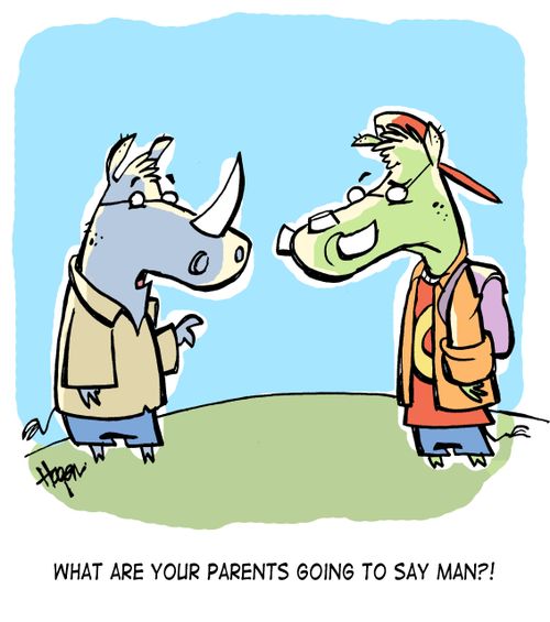 'What are your parents going to say man?!'