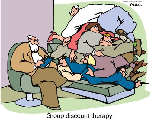 Group discount therapy.