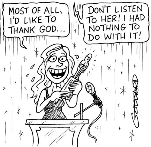Oscars acceptance speech.