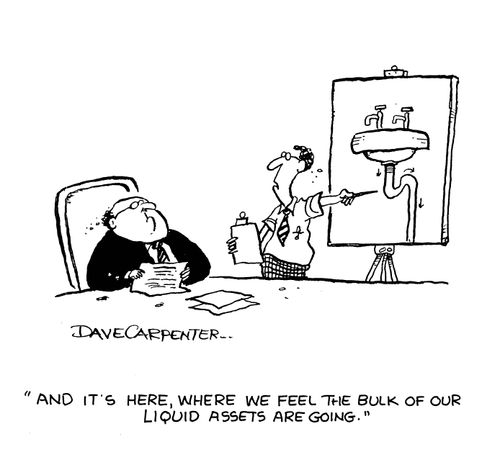 'And it's here, where we feel the bulk of our liquid assets are going.'