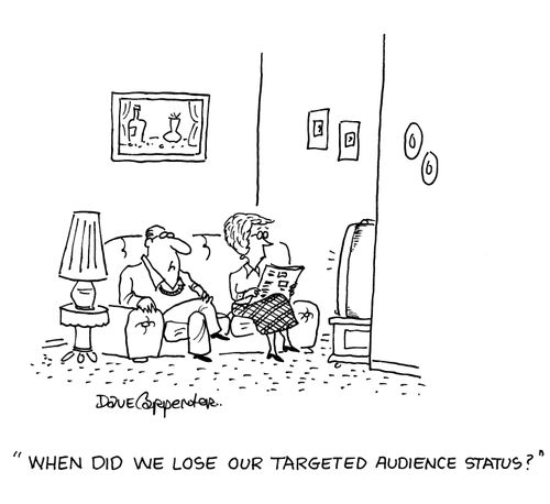 'When did we lose our targeted audience status?'