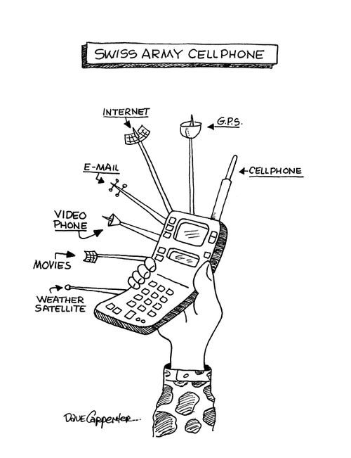 Swiss Army cellphone.