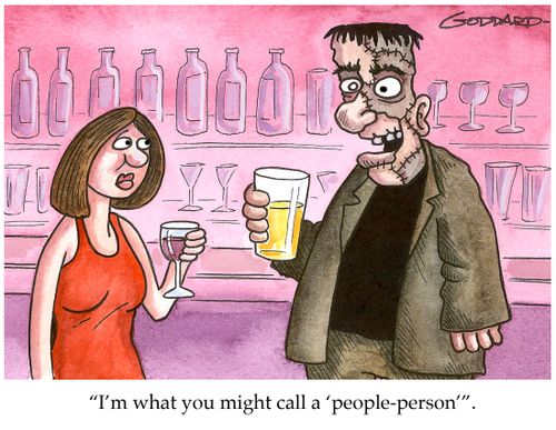 'I'm what you might call a people-person'.