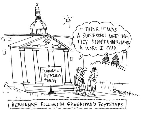 Bernanke follows in Greenspan's footsteps.