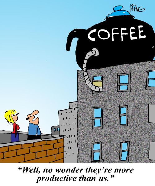 "Well, no wonder they're more producive than us."