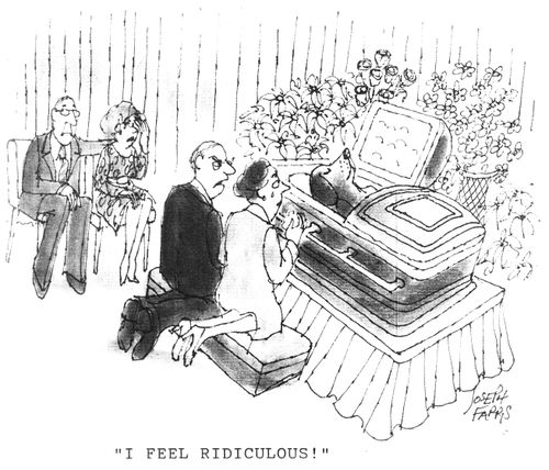 'I feel ridiculous!'