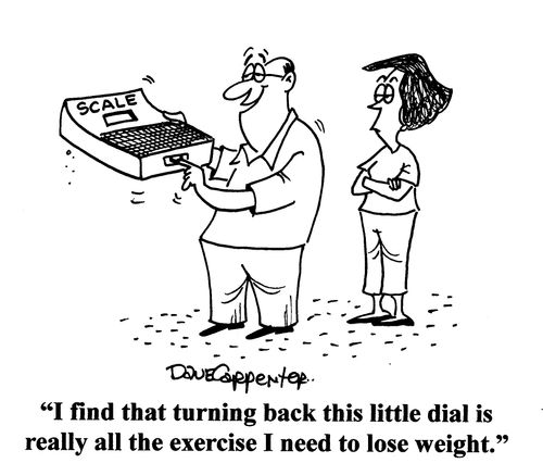 '...is really all the exercise I need to lose weight.'