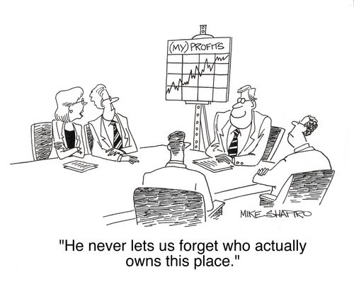 'He never lets us forget who actually owns this place,'