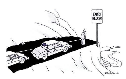 Expect delays.