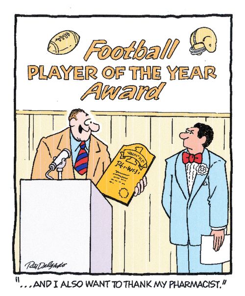 '... and I almost want to thank my pharmacist.'