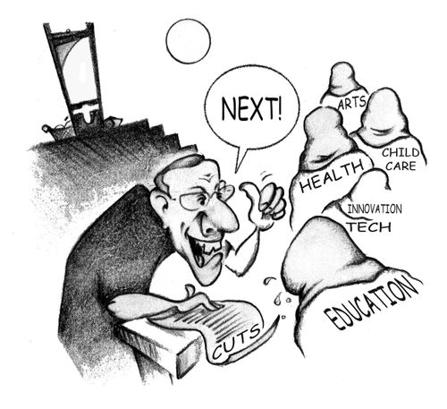 Budget Cuts Guillotine: Next!