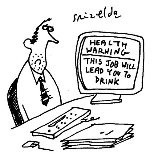 Health warning - This job will lead you to drink.