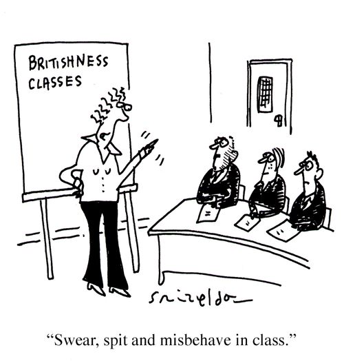 Britishness classes - 'Swear, spit and misbehave in class.'