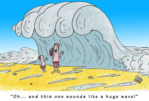 'Oh... and this one sounds like a huge wave!'