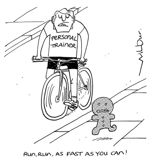 'Run, run, as fast as you can!'