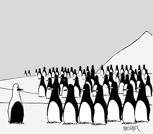 Negative Penguin