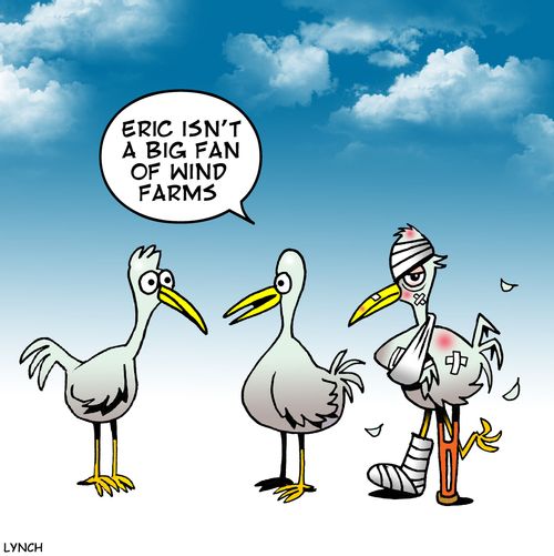 'Eric isn't a big fan of wind farms.'