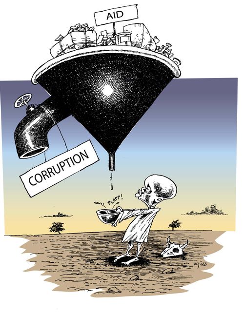 Corruption.