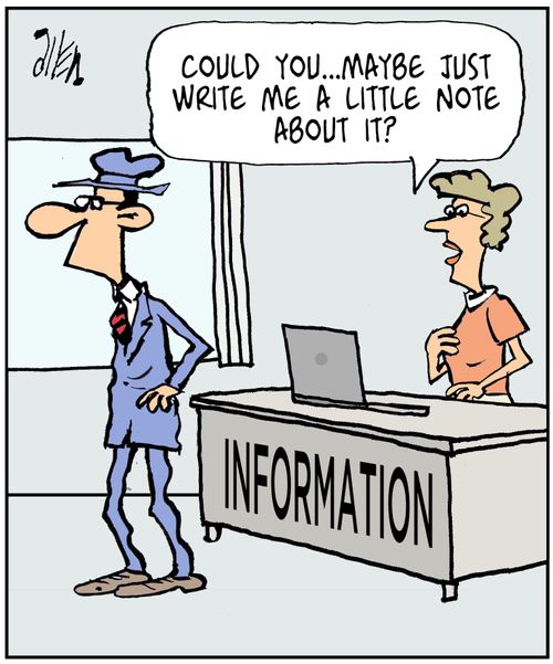 'Could you... maybe just write me a little note about it?'
