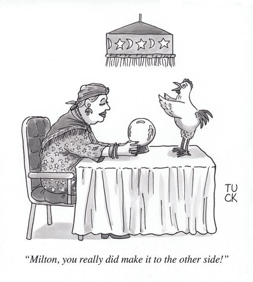 'Milton, you really did make it to the other side!'