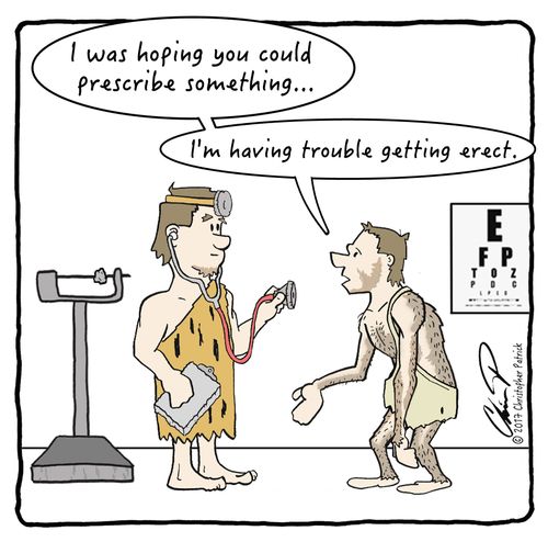"I was hoping you could prescribe something... I'm having trouble getting erect."