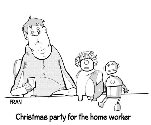 Christmas party for the home worker