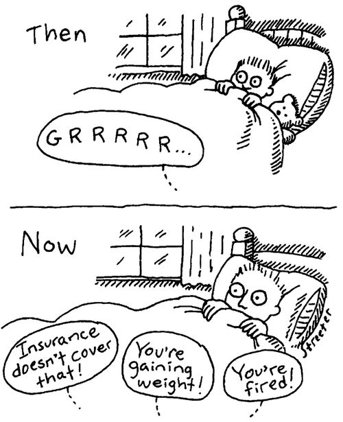 Monsters Under Bed: Then and Now