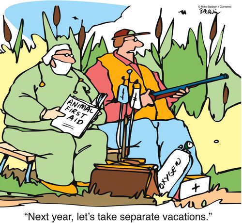 'Next year, let's take separate vacations.'