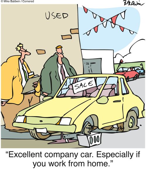 "Excellent company car. Especially if you work from home."