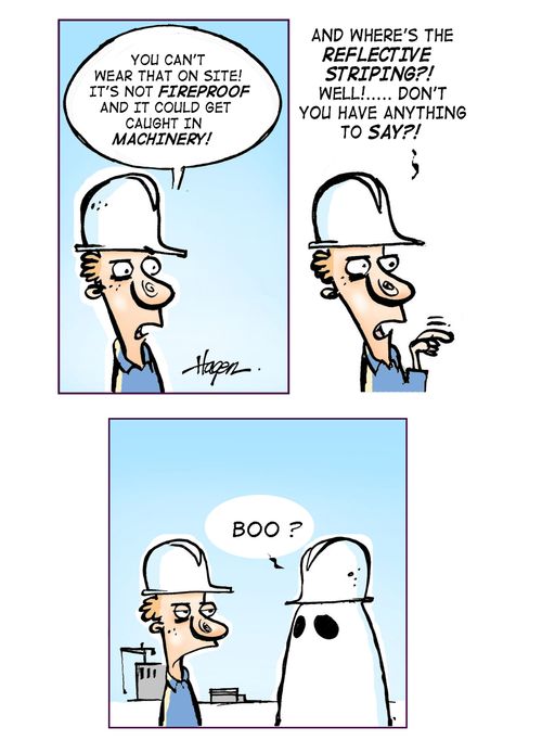 'You can't wear that on site!.... 