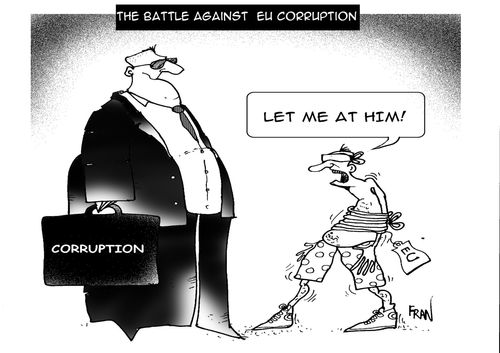 The battle against EU corruption.