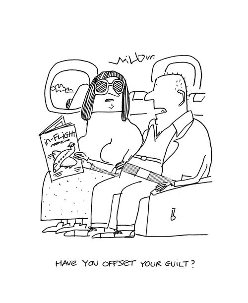 'Have you offset your guilt?'