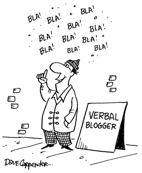 Verbal blogger.