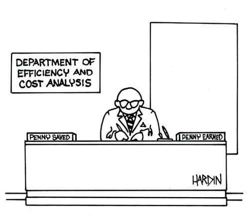 Department of efficiency and cost analysis.