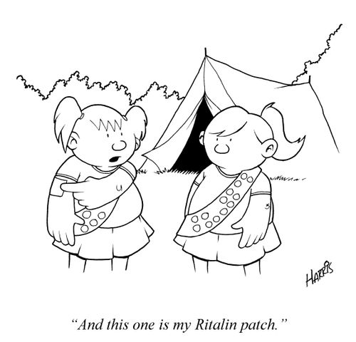'And this one is my Ritalin patch.'