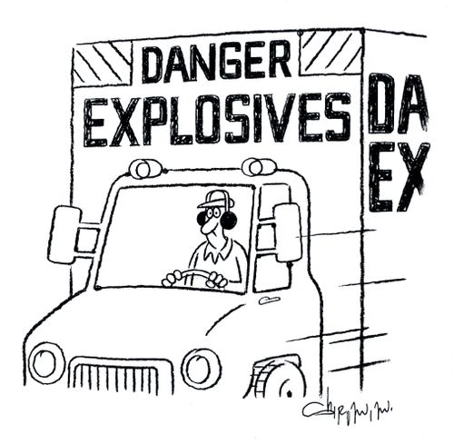 Danger Explosives.