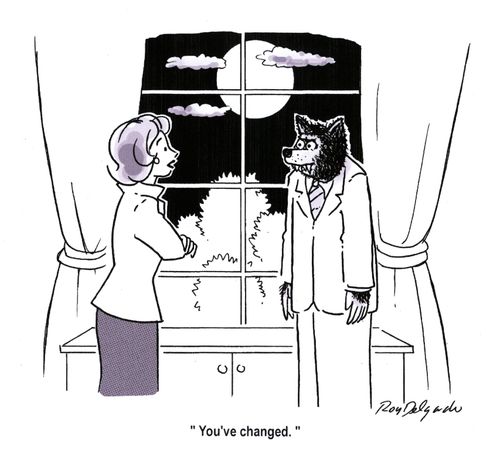 'You've changed.'