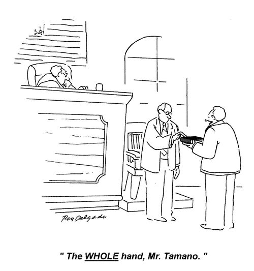 'The whole hand Mr. Tamano.'