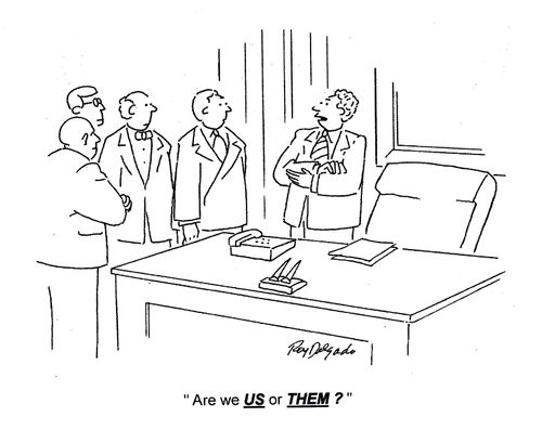 'Are we us or them?'