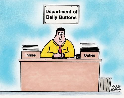 Department of Belly Buttons - Innies/Outies Tray