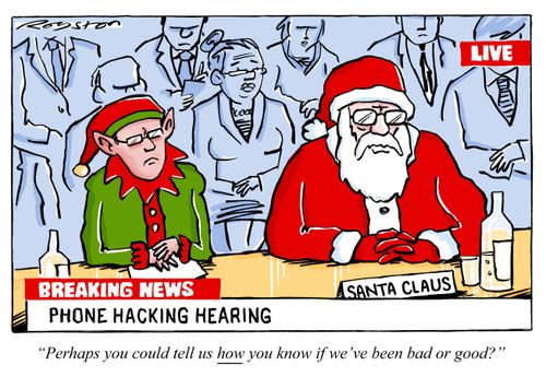 'Perhaps you could tell us HOW you know if we've been bad or good?'