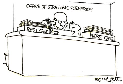 Office of Strategic Scenarios: 'Best case...Worst case.'