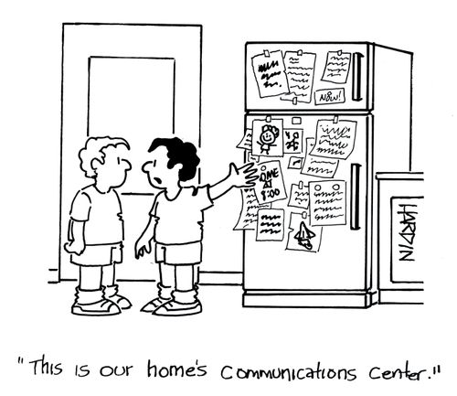 'This is our home's communications center.'