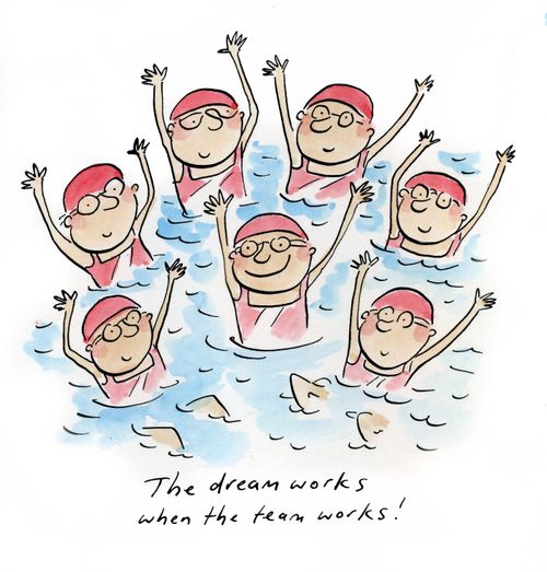 The dream works when the team works!
