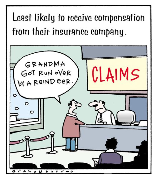 Insurance claim on Grandma