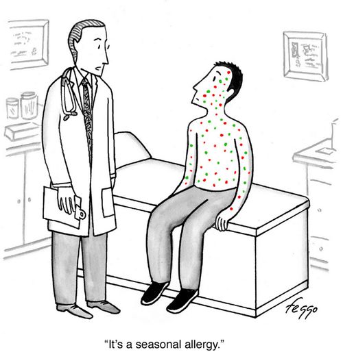 'It's a seasonal allergy.'