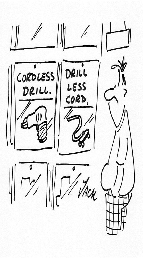 Cordless Drill and Drill Less Cords.